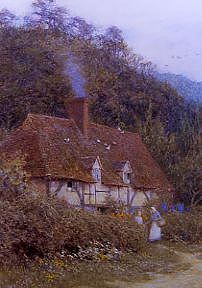 Photo of "A COTTAGE NEAR WITLEY, SURREY, ENGLAND" by HELEN ALLINGHAM