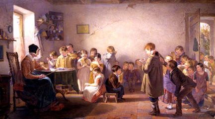 Photo of "A CLASSROOM RECITAL" by THOMAS WEBSTER
