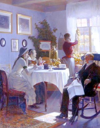 Photo of "A SUNDAY AFTERNOON" by CARL CHRISTIAN FREDERIK THOMSEN