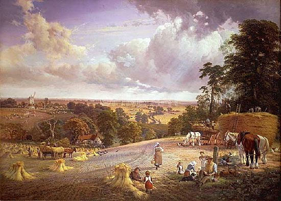 Photo of "A SUMMER'S AFTERNOON, NEAR MEREWORTH, KENT, ENGLAND" by GEORGE VICAT COLE