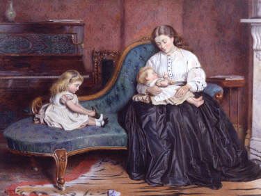 Photo of "A QUIET AFTERNOON TOGETHER" by GEORGE GOODWIN KILBURNE