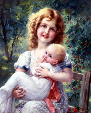 Photo of "THE LITTLE MOTHER" by EMILE VERNON