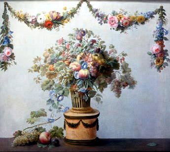 Photo of "A CLASSICAL STUDY OF FLOWERS, C.1770" by  ANONYMOUS