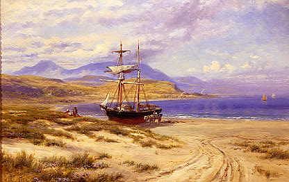 Photo of "A BEACH SCENE IN NORTH WALES" by ROBERT GALLON