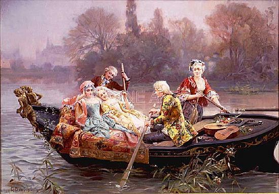 Photo of "THE ROWING PARTY" by CESARE AUGUSTE DETTI