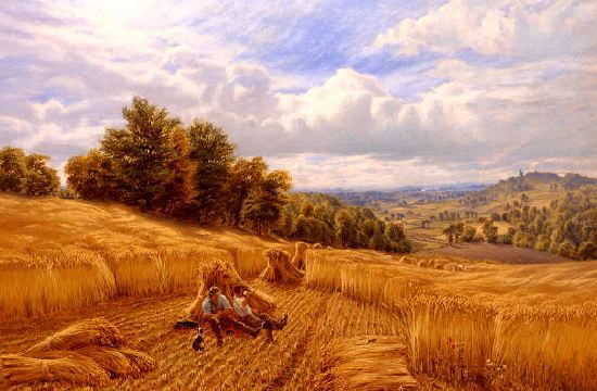 Photo of "A GOLDEN HARVEST" by ALFRED AUGUSTUS II GLENDENING