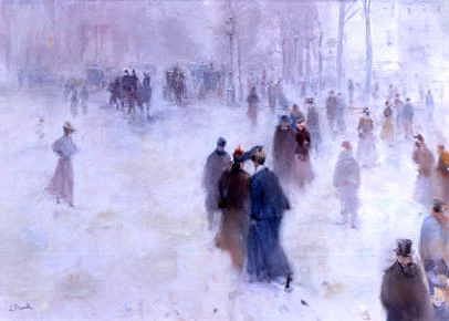 Photo of "A WALK IN THE SNOW" by LUCIEN FRANK