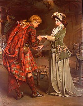 Photo of "PRINCE CHARLIE'S FAREWELL TO FLORA MACDONALD" by GEORGE WILLIAM JOY