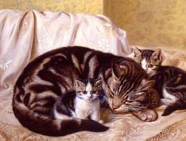 Photo of "UNDER MOTHER'S WATCHFUL EYE" by HORATIO HENRY COULDERY