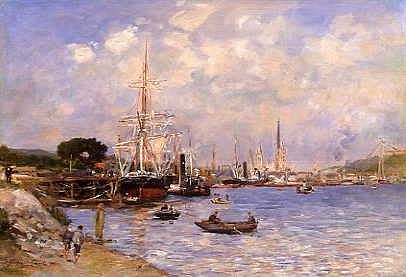 Photo of "A VIEW OF THE PORT OF LE HAVRE" by MAURICE COURANT