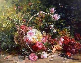Photo of "A BASKET OF FLOWERS" by FREDERICO OLARIA