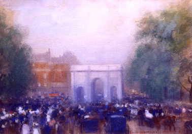 Photo of "A VIEW OF MARBLE ARCH, LONDON, ENGLAND" by EMILE HOETERICKX