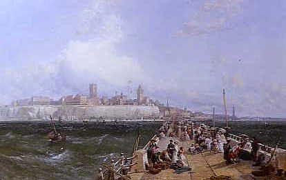 Photo of "A VIEW OF MARGATE FROM THE PIER (ENGLAND)" by JAMES WEBB