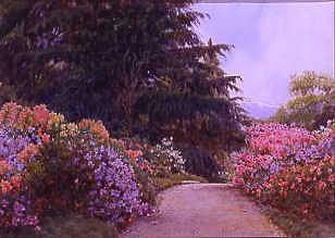 Photo of "THE GARDEN IN SPRINGTIME" by ERNEST ARTHUR ROWE