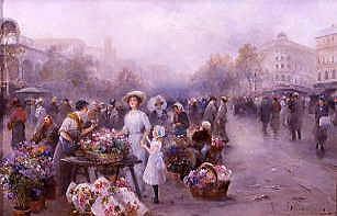 Photo of "THE FLOWER MARKET" by EMIL BARBARINI