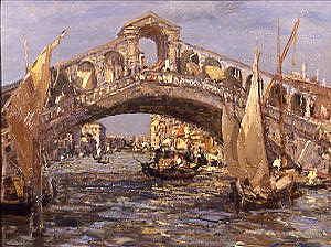 Photo of "THE RIALTO BRIDGE, VENICE, ITALY, 1926" by EMMA CIARDI