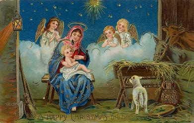 Photo of "A HAPPY CHRISTMAS - THE FIRST CHRISTMAS MORNING" by  ANONYMOUS