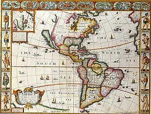 Photo of "AMERICA WITH THOSE KNOWN PARTS IN THAT UNKNOWNE WORLDE. 1626" by JOHN SPEED