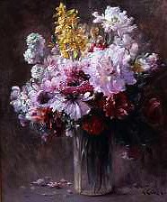 Photo of "FLOWERS IN A VASE" by GEORGES ANTONIO LOPISGICH