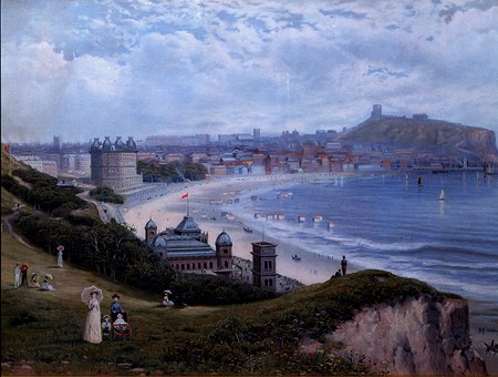 Photo of "A VIEW OF SCARBOROUGH, NORTH YORKSHIRE" by ROBERT FINLAY MCINTYRE