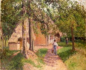 Photo of "FETCHING WATER" by CAMILLE PISSARRO