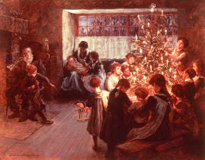 Photo of "THE CHRISTMAS TREE" by ALBERT CHEVALLIER TAYLER