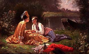 Photo of "THE LOVERS PICNIC" by AUGUSTE HADAMARD