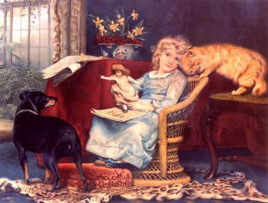 Photo of "THE RIVALS" by CHARLES BURTON BARBER