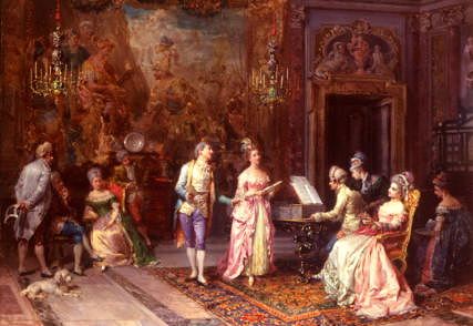 Photo of "A MUSICAL SOIREE" by CESARE-AUGUSTE DETTI