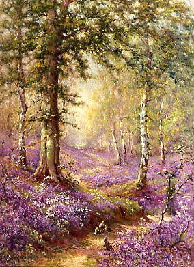 Photo of "THE BLUEBELL WOOD" by ALFRED DE BREANSKI
