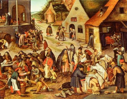 Photo of "THE SEVEN ACTS OF MERCY" by PIETER BREUGHEL