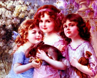 Photo of "THE PET RABBIT" by EMILE VERNON