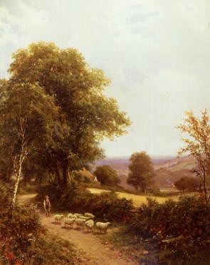 Photo of "A SUSSEX LANE" by HENRY MAIDMENT
