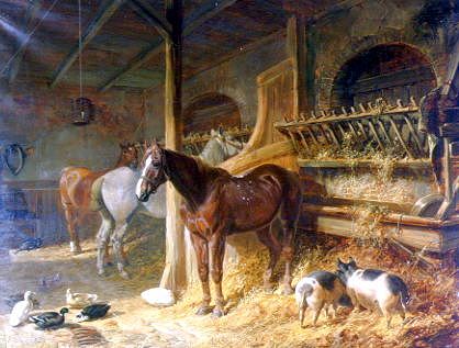 Photo of "QUIET STABLE" by JOHN FREDERICK HERRING