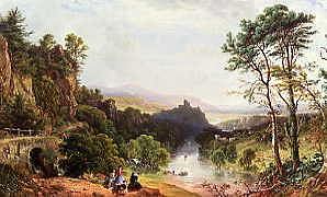 Photo of "A VIEW OF THE WYE RIVER, SOUTH WALES" by JOHN F. TENNANT