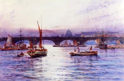 Photo of "LONDON BRIDGE ON THE RIVER THAMES, LONDON, ENGLAND" by WILLIAM E. HARRIS