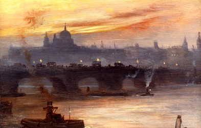 Photo of "ST.PAUL'S FROM THE RIVER" by GEORGE HYDE POWNALL