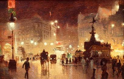 Photo of "PICCADILLY CIRCUS, LONDON, ENGLAND" by GEORGE HYDE POWNALL
