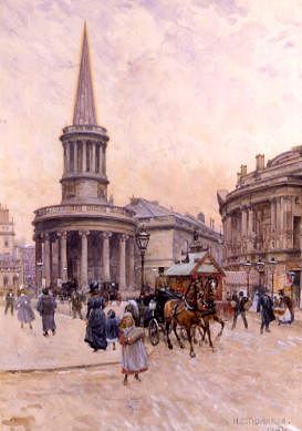 Photo of "ALL SOUL'S CHURCH, LANGHAM PLACE, LONDON" by H.E. (REVIVED COPYRIGHT TIDMARSH