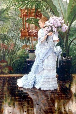Photo of "IN THE CONSERVATORY" by JACQUES JOSEPH TISSOT