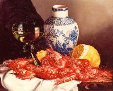 Photo of "STILL LIFE WITH PRAWNS" by EDWARD LADELL