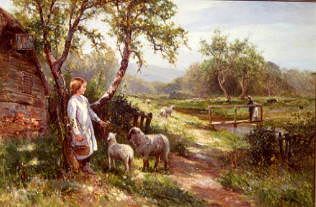 Photo of "SPRING LAMBS" by ERNEST WALBOURN