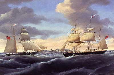 Photo of "THE RED ROSE AT SEA" by ERNEST (ACTIVE 1836-1865 POULSON