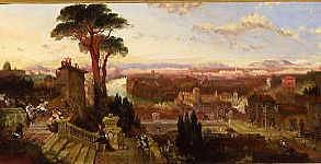 Photo of "VIEW OF ROME FROM THE CONVENT OF SAN ONOFRIO 1861, ITALY" by DAVID ROBERTS