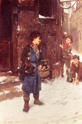 Photo of "FUN AND GAMES IN THE SNOW" by JOHANN FERDINAND JULIUS HINTZE