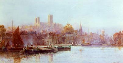 Photo of "LINCOLN CATHEDRAL FROM THE RIVER" by W. STUART LLOYD