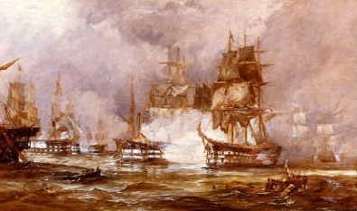 Photo of "THE BATTLE OF TRAFALGAR" by GEORGE CHAMBERS