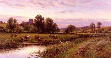 Photo of "A SUMMER'S DAY ON THE RIVER" by ALFRED AUGUSTUS GLENDENING