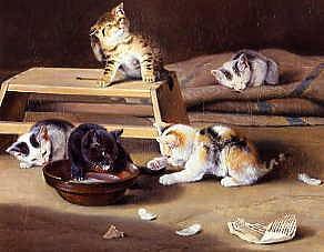 Photo of "KITTENS AT PLAY" by SIEGWALD JOHANNES DAHL