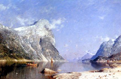 Photo of "A SUMMER'S DAY ON THE FJORD" by ADELSTEEN NORMANN